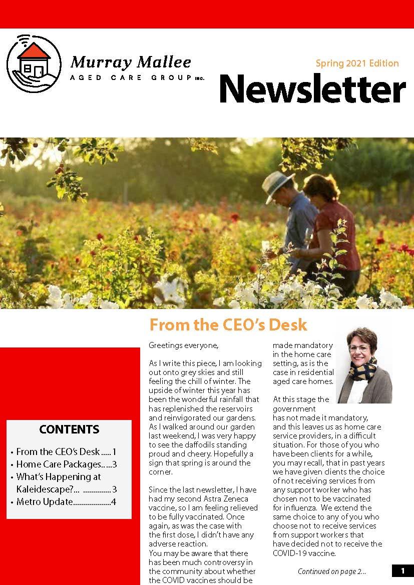 Spring Newsletter Website Version Page 1